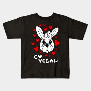 go vegan Kids T-Shirt